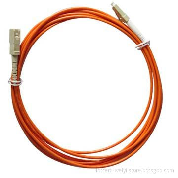 LC/PC-SC/PC MM SX Fiber Patch Cord with Low IL and High RL (0.9&2.0&3.0 Optional)